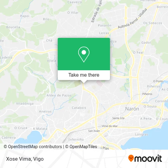 Xose Vima map