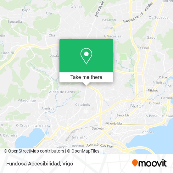 Fundosa Accesibilidad map