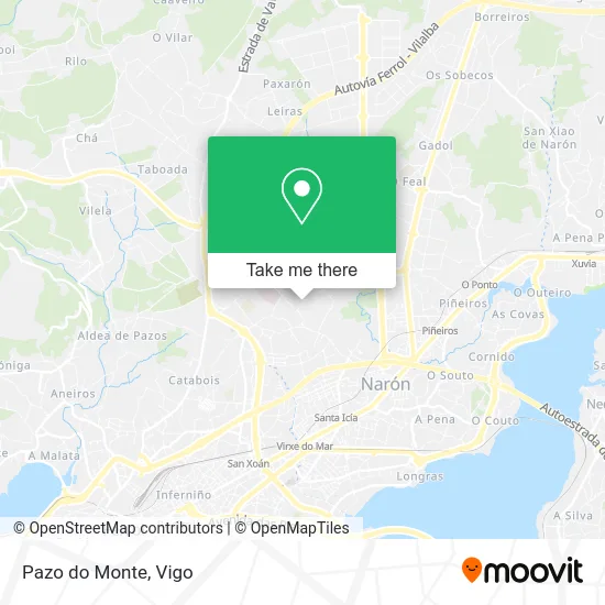 Pazo do Monte map