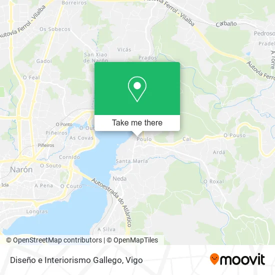 Diseño e Interiorismo Gallego map