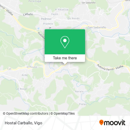 Hostal Carballo map