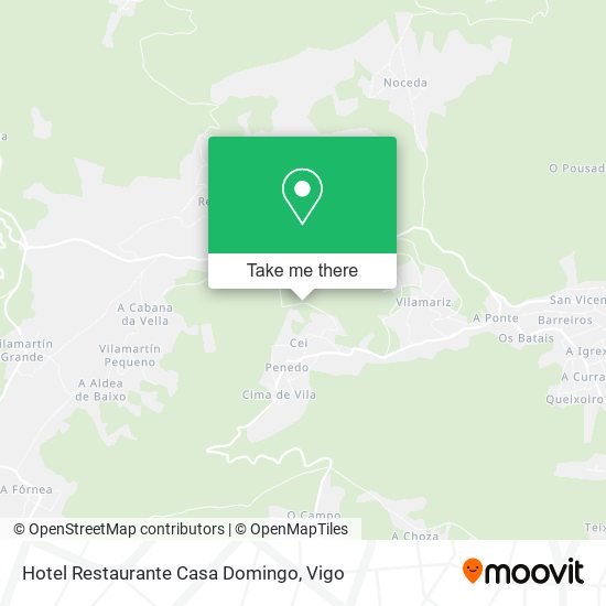 Hotel Restaurante Casa Domingo map