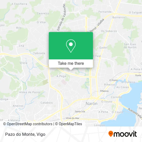 Pazo do Monte map