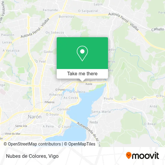 Nubes de Colores map