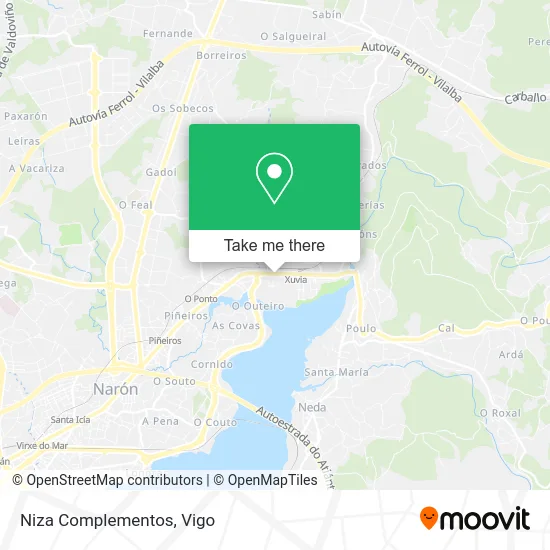 Niza Complementos map