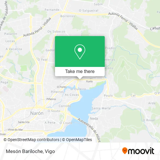 Mesón Bariloche map