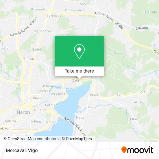 Mercaval map