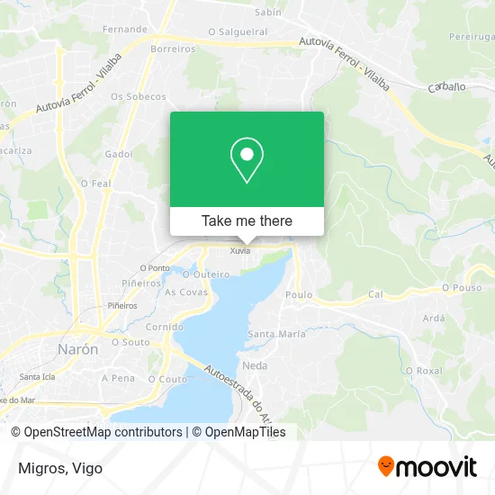 Migros map