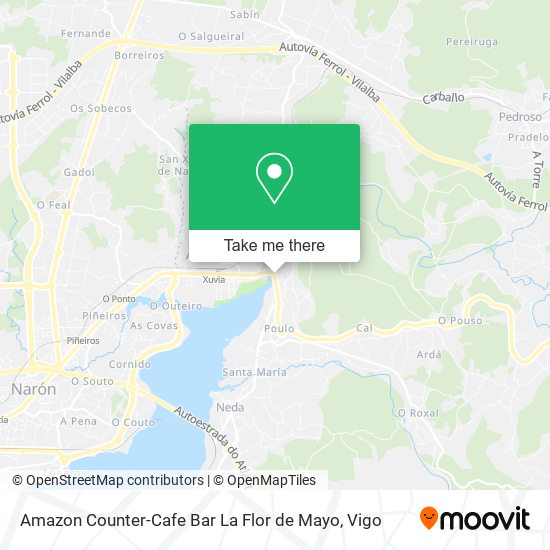 mapa Amazon Counter-Cafe Bar La Flor de Mayo