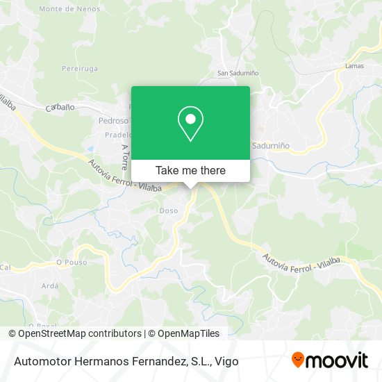 Automotor Hermanos Fernandez, S.L. map