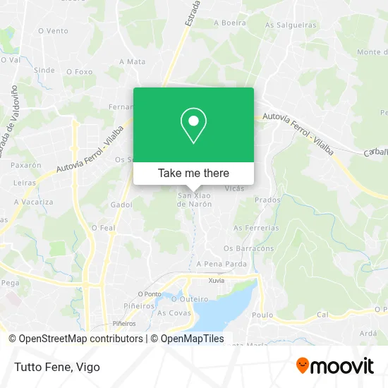 Tutto Fene map