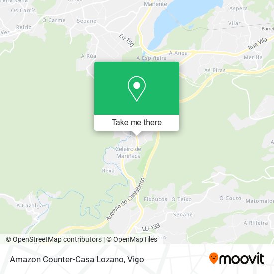 Amazon Counter-Casa Lozano map