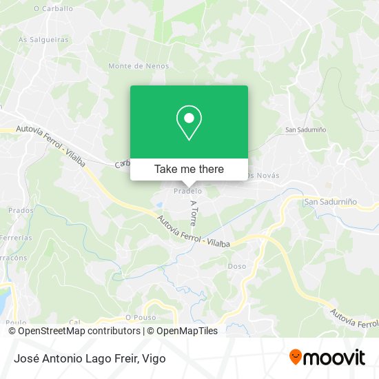 José Antonio Lago Freir map