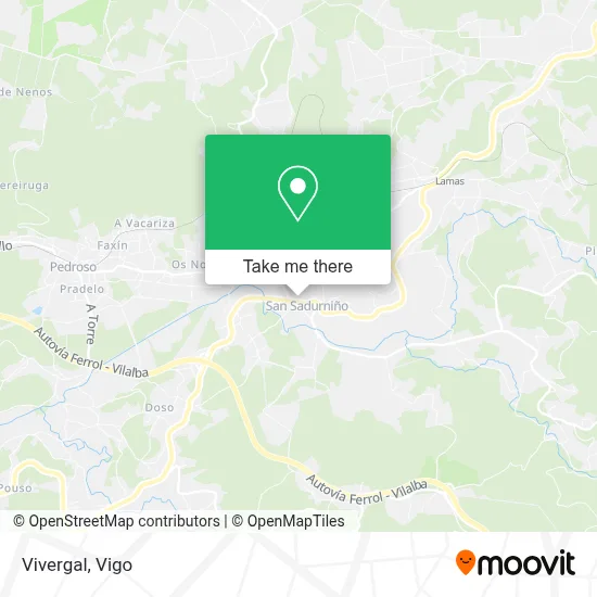 Vivergal map