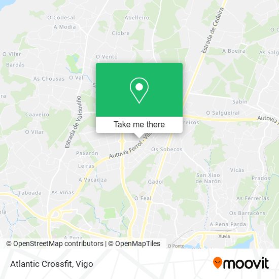 Atlantic Crossfit map