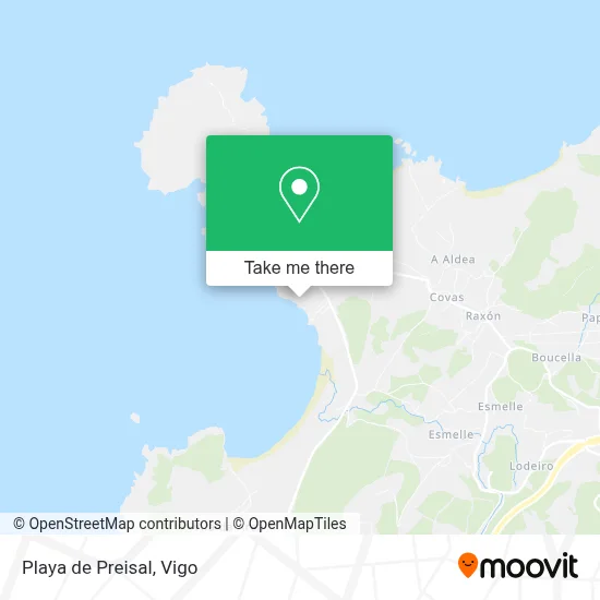 Playa de Preisal map