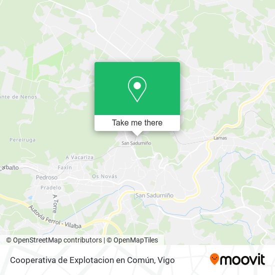 Cooperativa de Explotacion en Común map