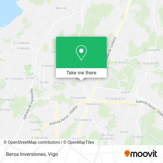 Bersa Inversiones map