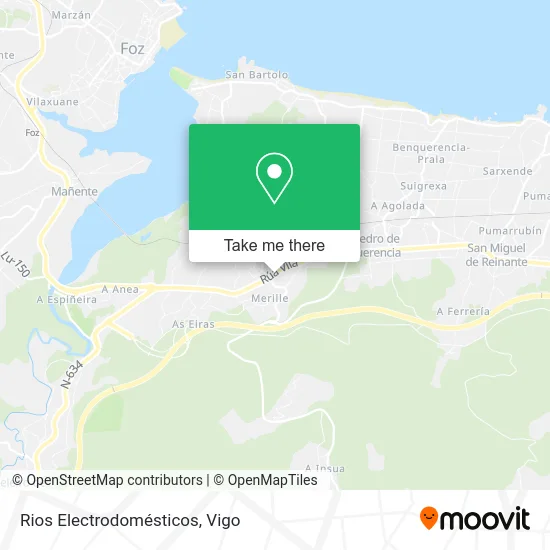 Rios Electrodomésticos map