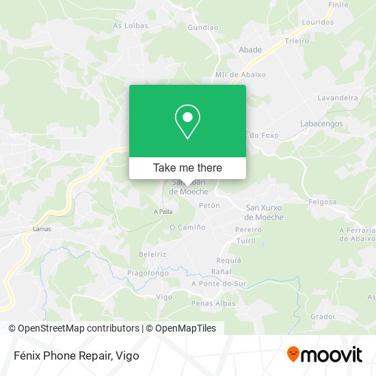 mapa Fénix Phone Repair