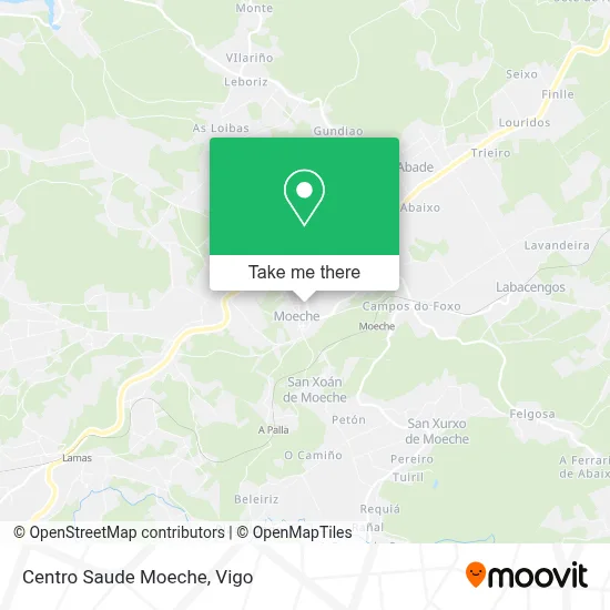 Centro Saude Moeche map