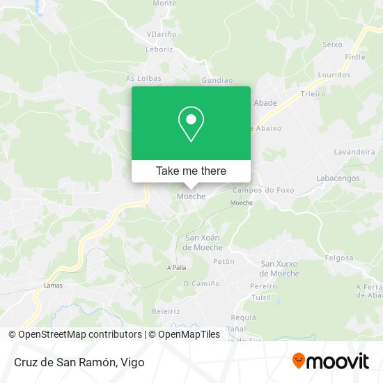 Cruz de San Ramón map