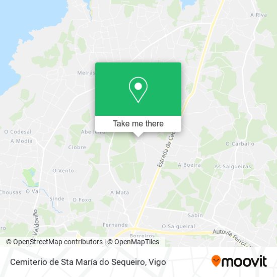 Cemiterio de Sta María do Sequeiro map