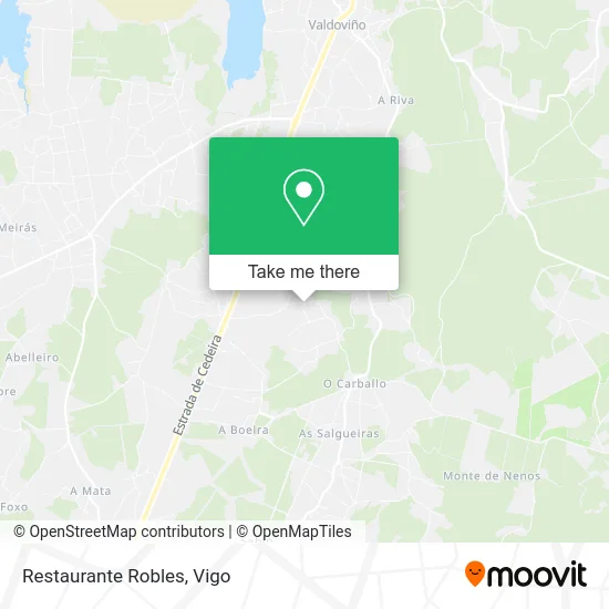 Restaurante Robles map