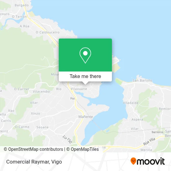 Comercial Raymar map