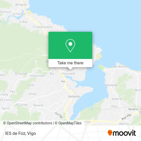 IES de Foz map