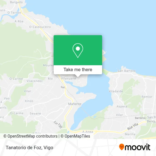 Tanatorio de Foz map