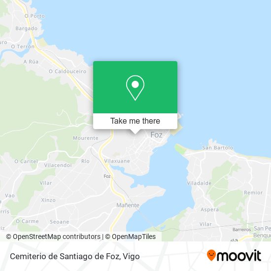 Cemiterio de Santiago de Foz map
