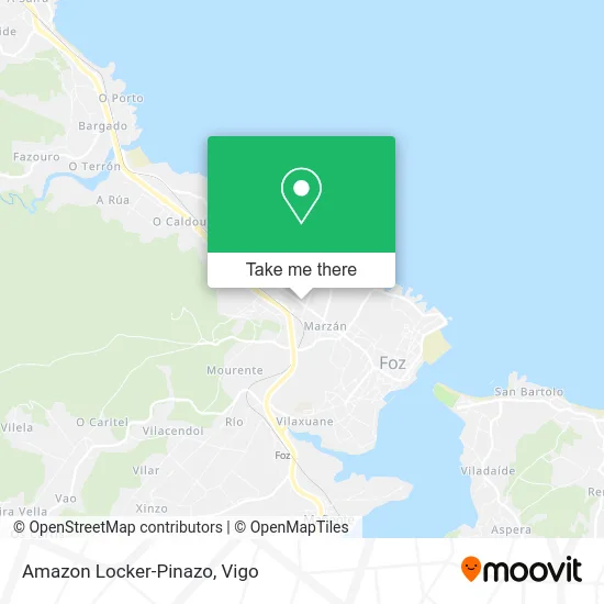 Amazon Locker-Pinazo map