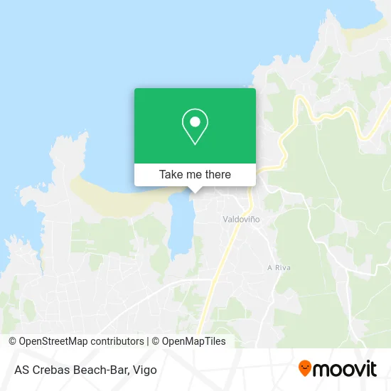AS Crebas Beach-Bar map