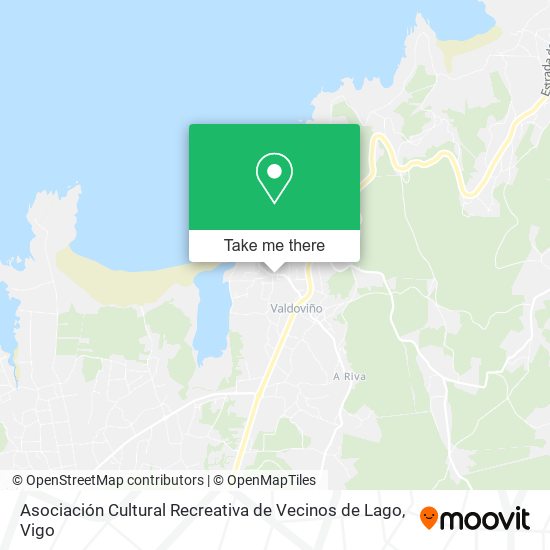 Asociación Cultural Recreativa de Vecinos de Lago map