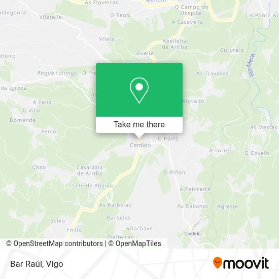 Bar Raúl map