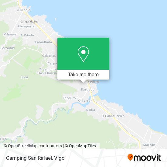 Camping San Rafael map