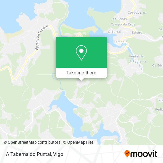 mapa A Taberna do Puntal