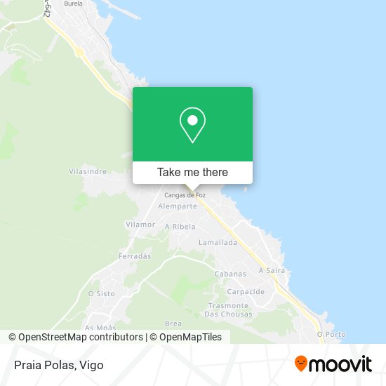 Praia Polas map