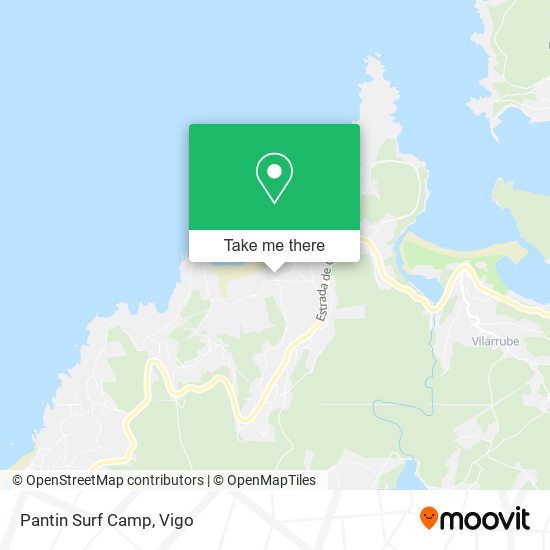 Pantin Surf Camp map