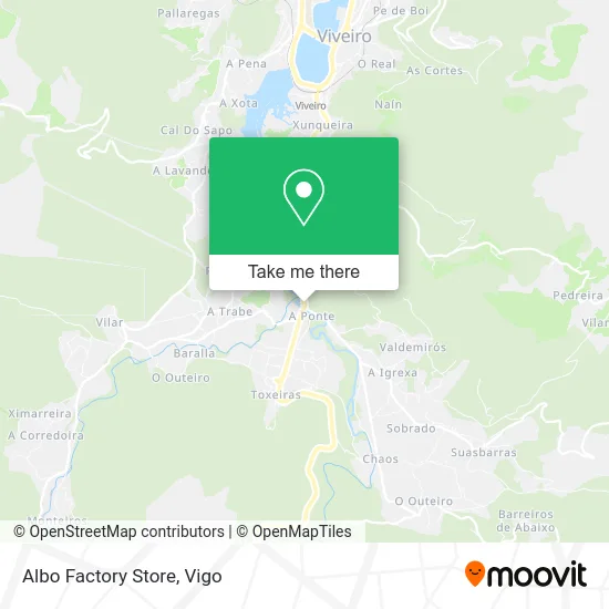 Albo Factory Store map