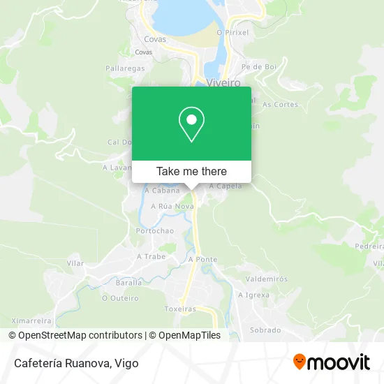 Cafetería Ruanova map