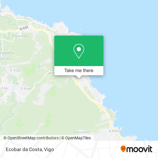 Ecobar da Costa map