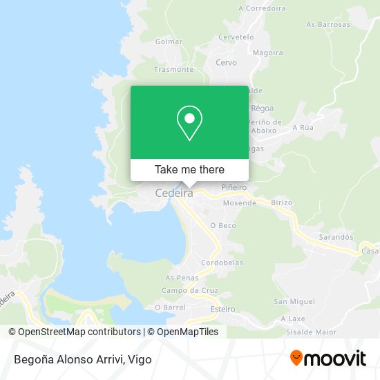 Begoña Alonso Arrivi map