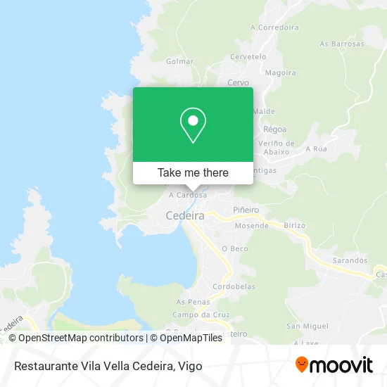 Restaurante Vila Vella Cedeira map