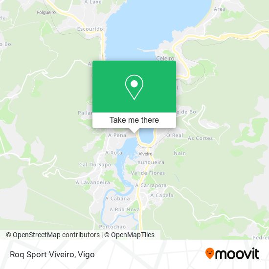 Roq Sport Viveiro map