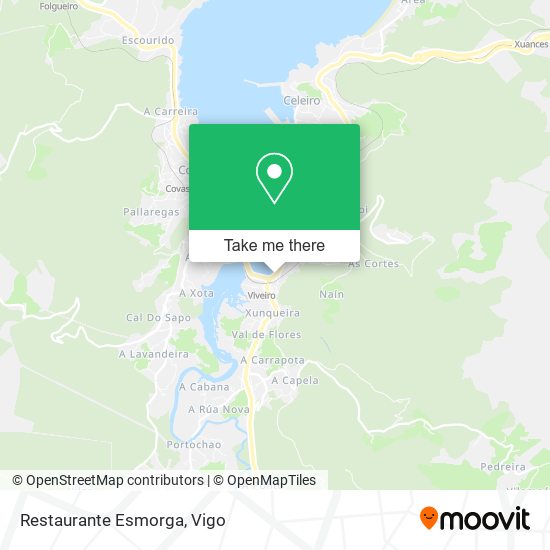 Restaurante Esmorga map