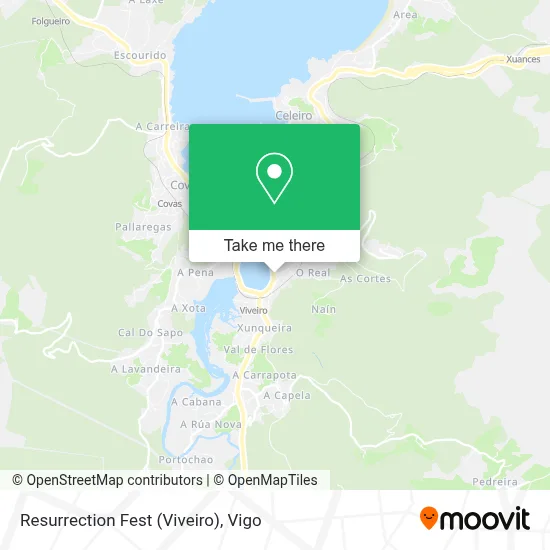 Resurrection Fest (Viveiro) map