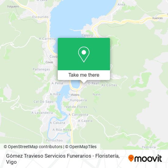 mapa Gómez Travieso Servicios Funerarios - Floristería