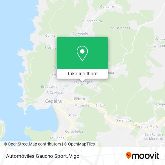 mapa Automóviles Gaucho Sport